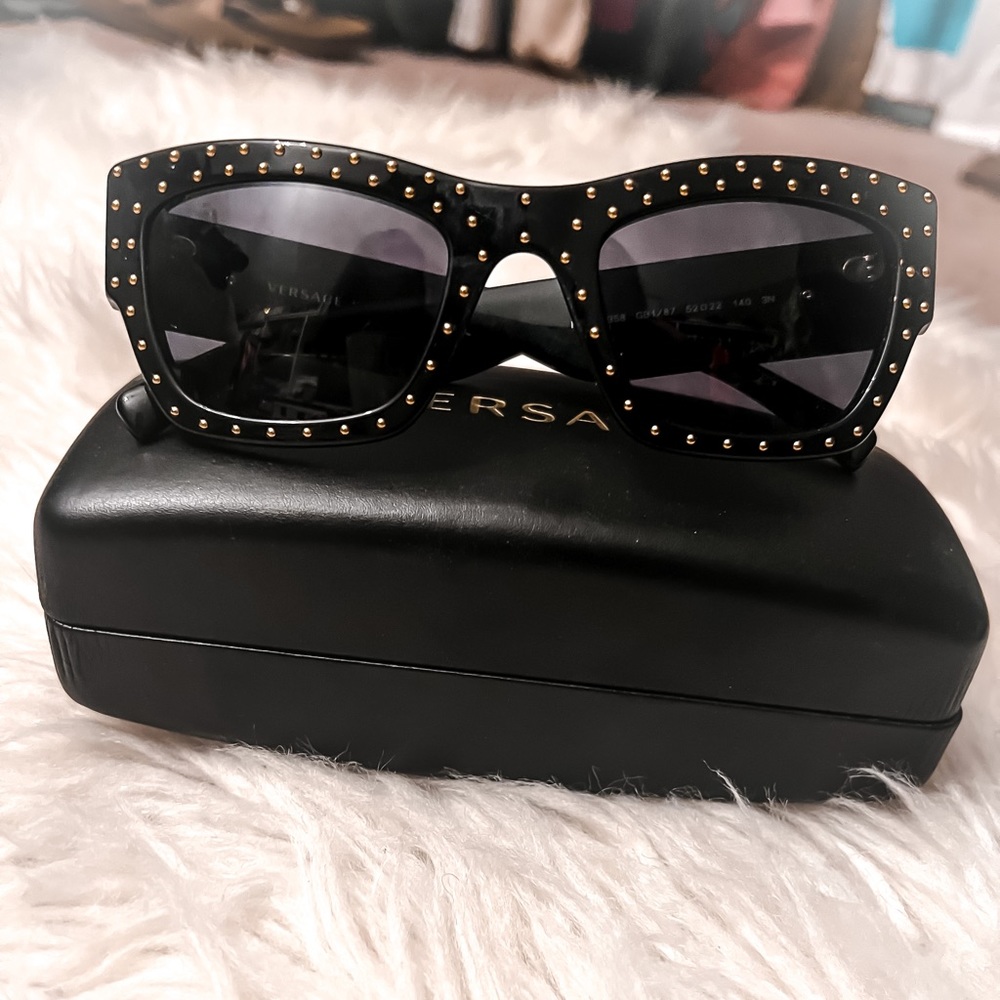 Versace Gold Studded Shades